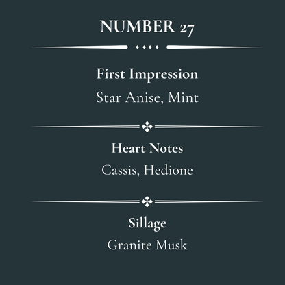 Number 27 Extrait De Parfum